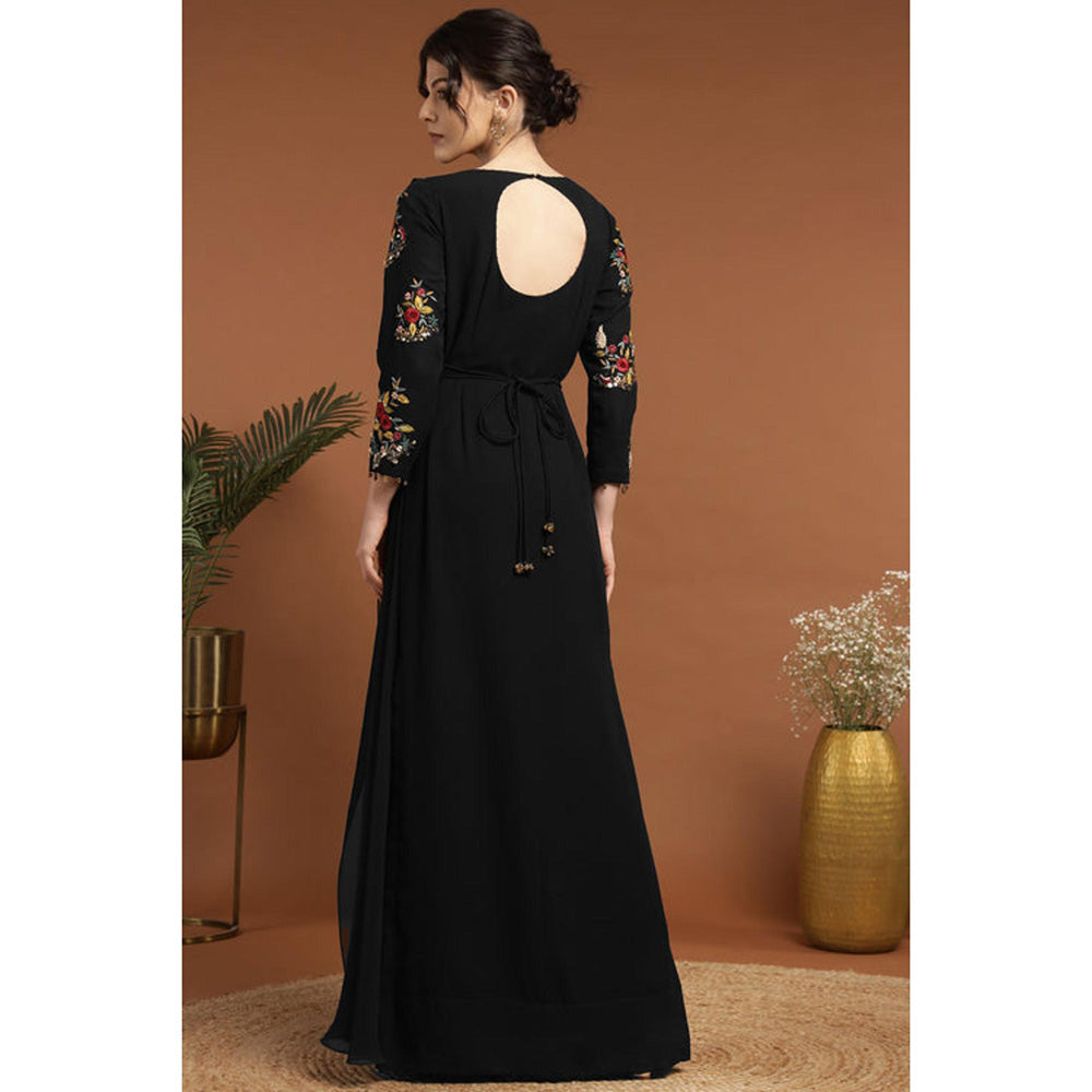 RIRASA Dayanidhi Black Dress And Belt