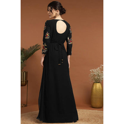 RIRASA Dayanidhi Black Dress And Belt