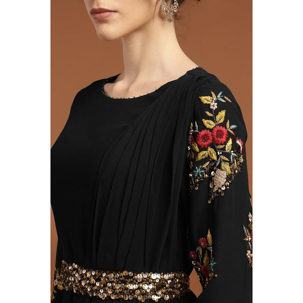 RIRASA Dayanidhi Black Dress And Belt
