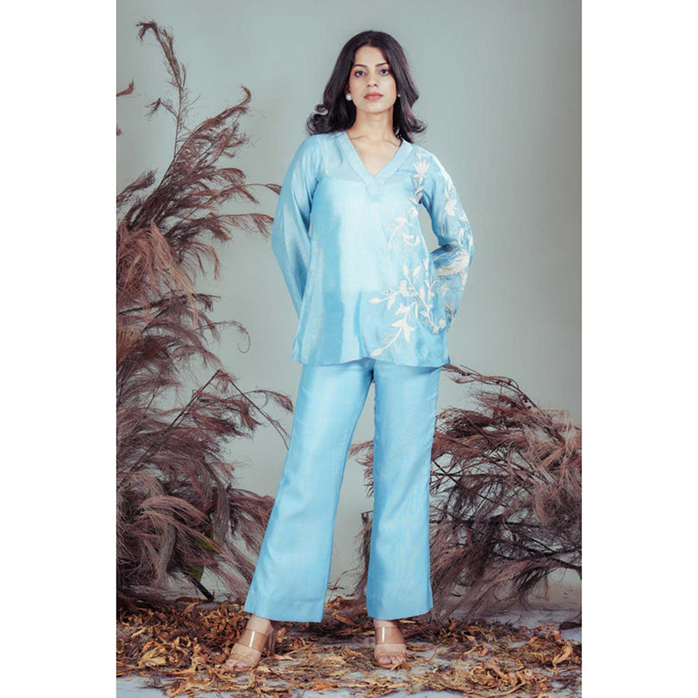 RIRASA Sant Blue Top And Pant
