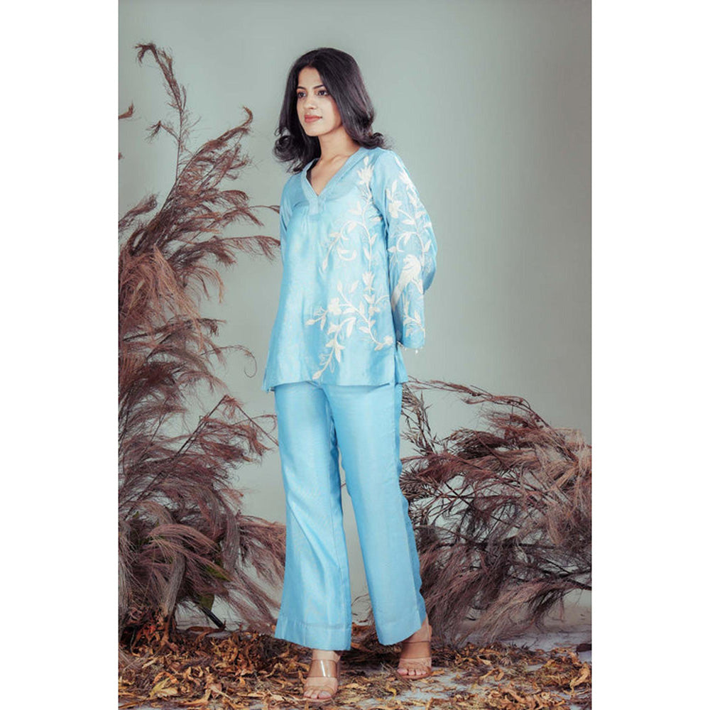 RIRASA Sant Blue Top And Pant