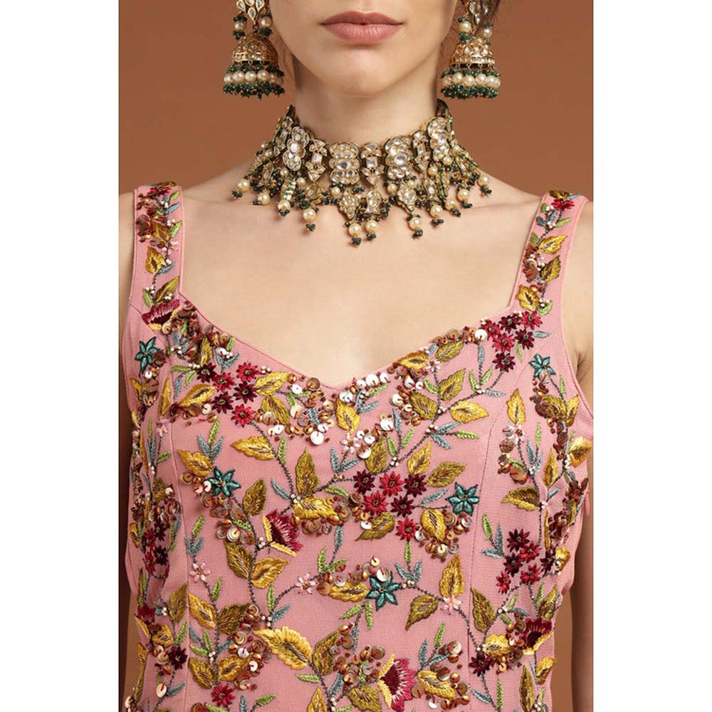 RIRASA Sakshi Pink Kurta And Sharara