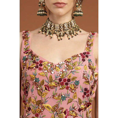 RIRASA Sakshi Pink Kurta And Sharara