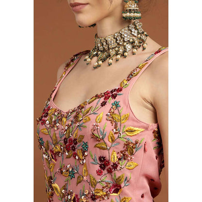 RIRASA Sakshi Pink Kurta And Sharara