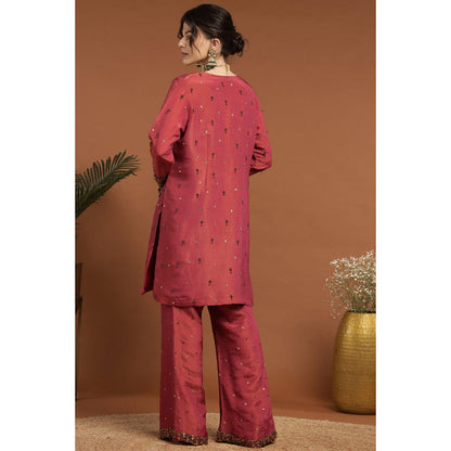 RIRASA Shareshhtha Coral Kurta And Pant