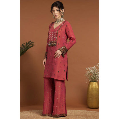 RIRASA Shareshhtha Coral Kurta And Pant