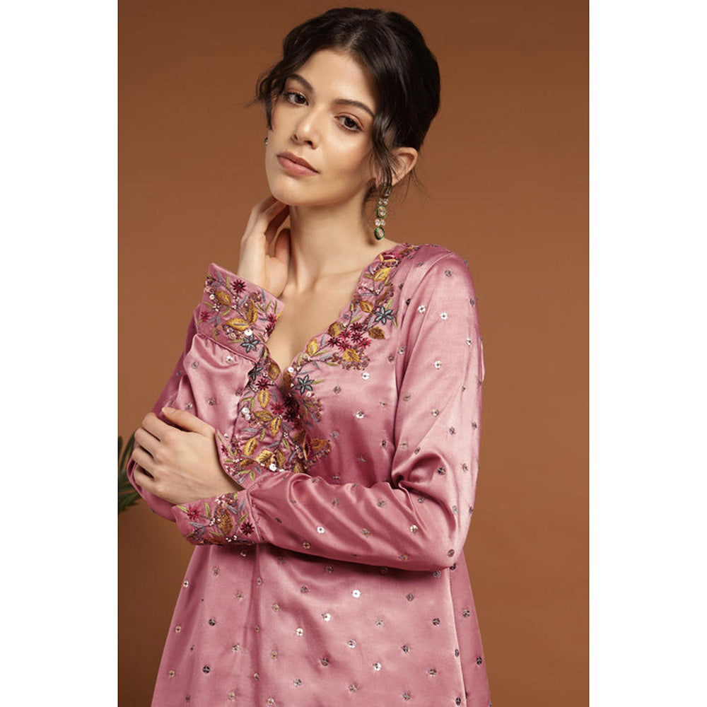 RIRASA Ananta Pink Kurta And Dhoti