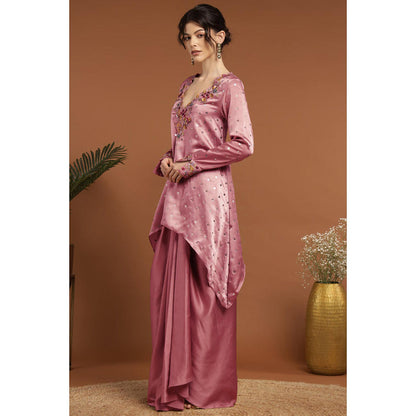 RIRASA Ananta Pink Kurta And Dhoti