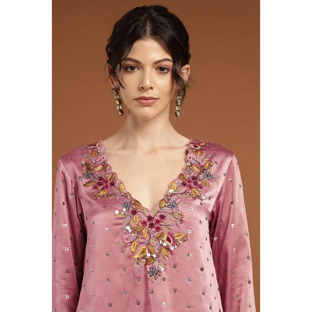 RIRASA Ananta Pink Kurta And Dhoti