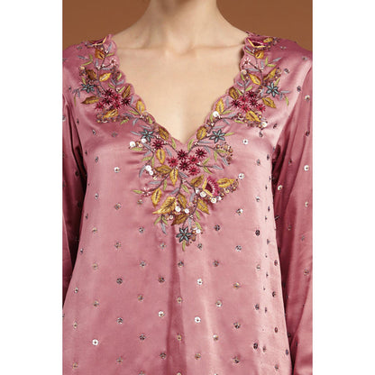 RIRASA Ananta Pink Kurta And Dhoti