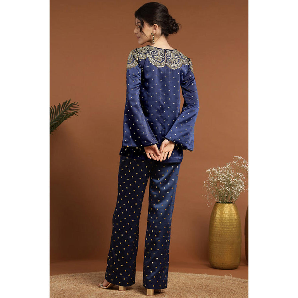 RIRASA Avyukta Blue Co-Ord Set