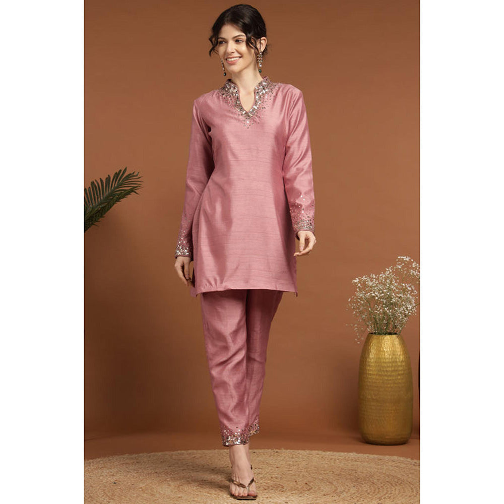 RIRASA Jayant Pink Kurta And Pant