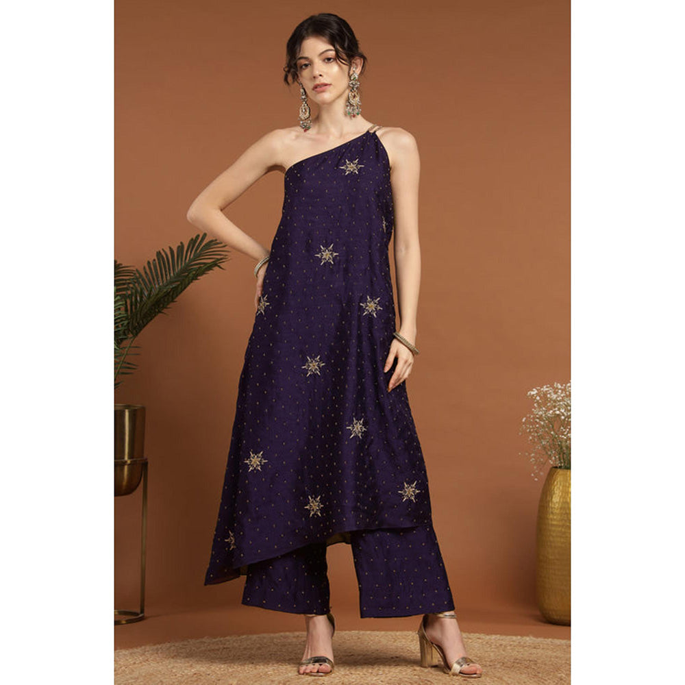 RIRASA Vishwarupa Purple Kurta And Pant