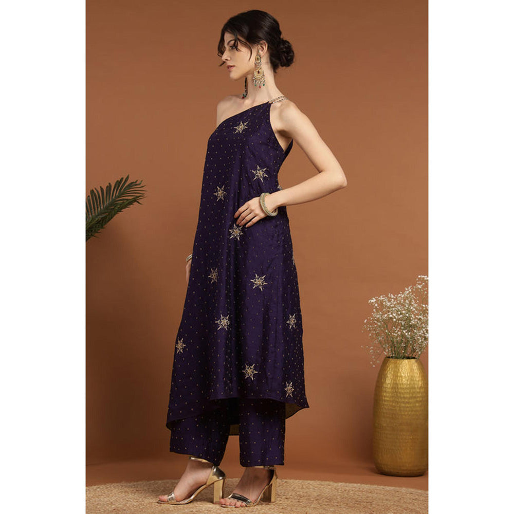 RIRASA Vishwarupa Purple Kurta And Pant