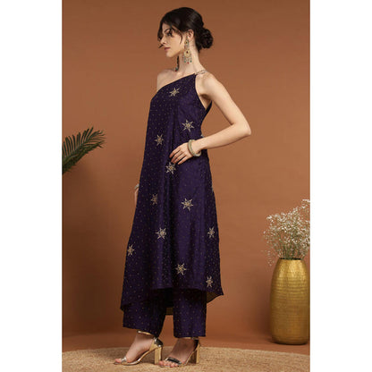 RIRASA Vishwarupa Purple Kurta And Pant