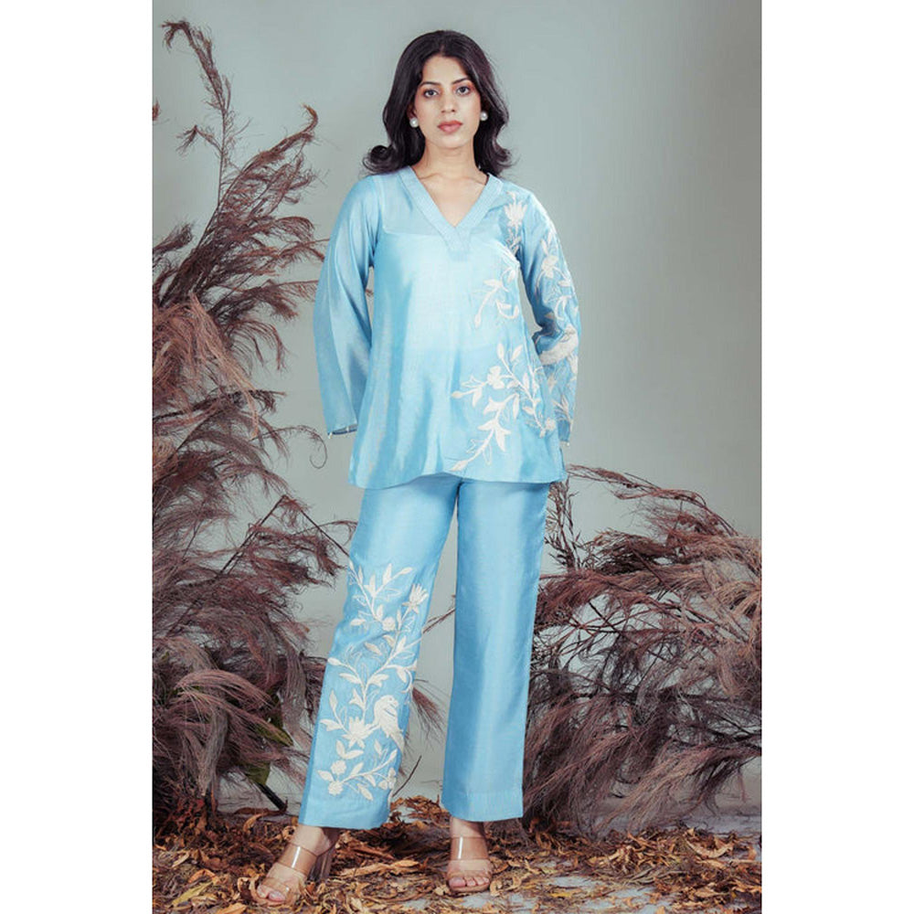 RIRASA Sadevi Blue Co-Ord Set