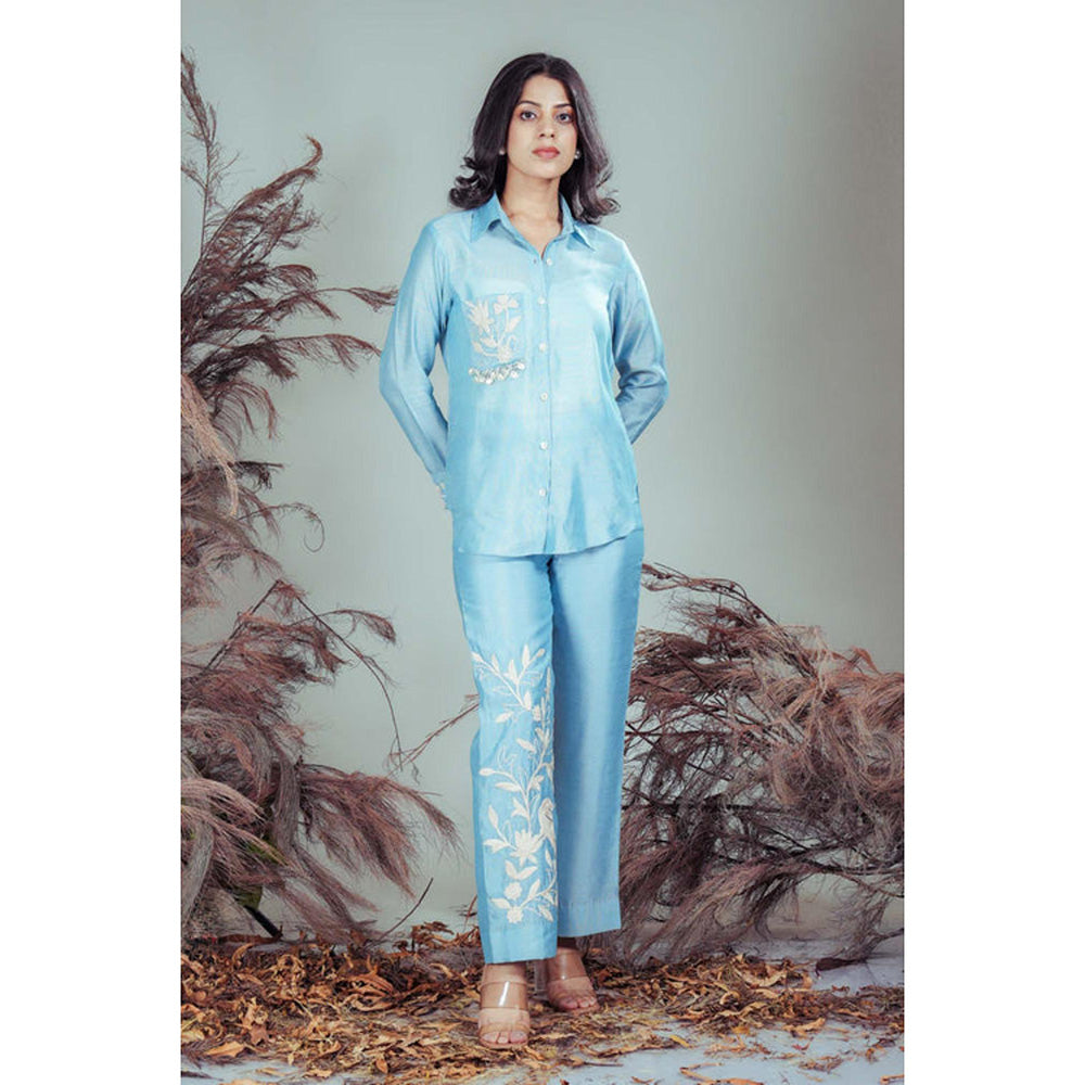 RIRASA Bhavini Blue Co-Ord Set