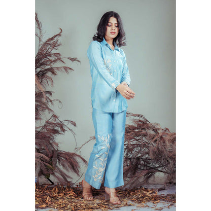 RIRASA Bhavini Blue Co-Ord Set