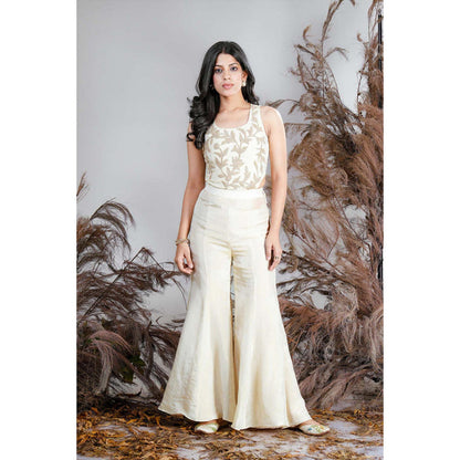 RIRASA Kamini Ivory Top And Pants