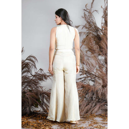 RIRASA Kamini Ivory Top And Pants