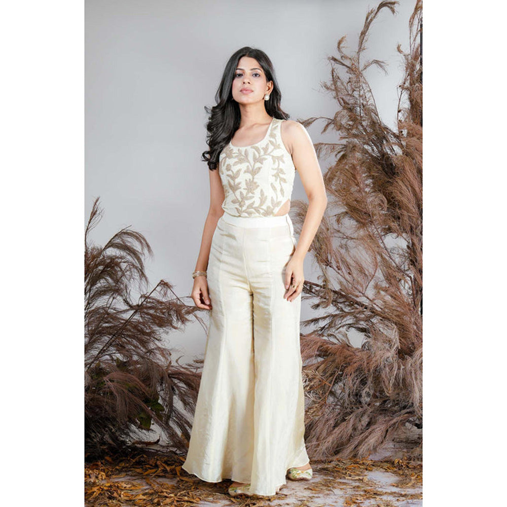 RIRASA Kamini Ivory Top And Pants