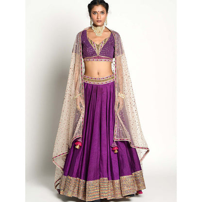 RISHI & VIBHUTI Shringhar Lehanga (Set of 3)