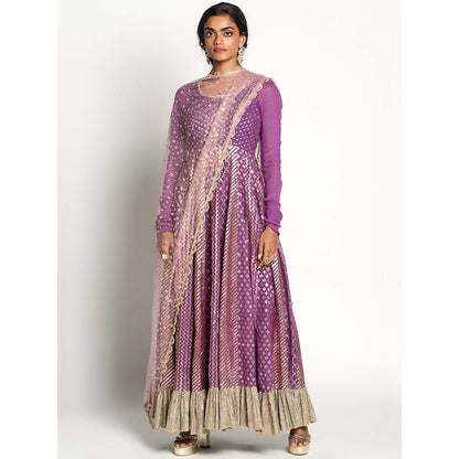 RISHI & VIBHUTI Rudrama Dress with Dupatta (Set of 2)