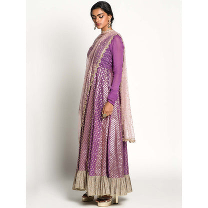 RISHI & VIBHUTI Rudrama Dress with Dupatta (Set of 2)