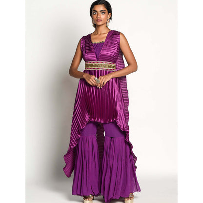 RISHI & VIBHUTI Ahilya Gharara (Set of 4)