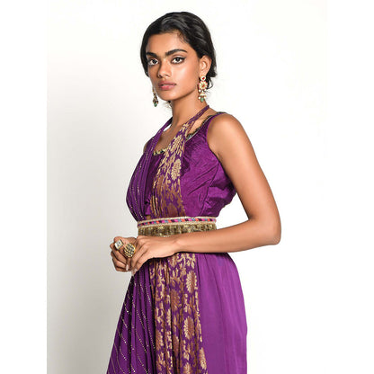 RISHI & VIBHUTI Chennamma Gharara (Set of 4)