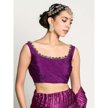 RISHI & VIBHUTI Amethyst Blouse