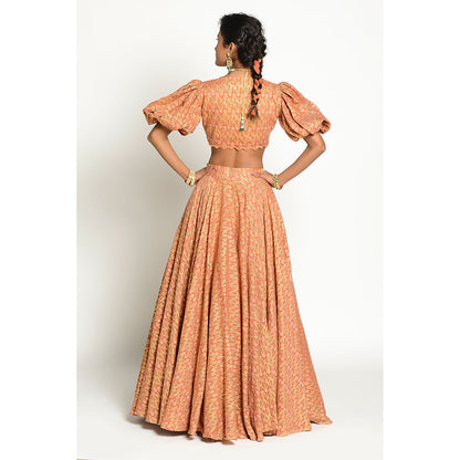 RISHI & VIBHUTI Ibadat Skirt and Top (Set of 2)