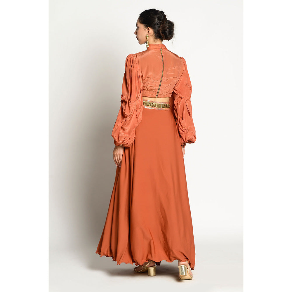 RISHI & VIBHUTI Arsh Top and Skirt (Set of 2)