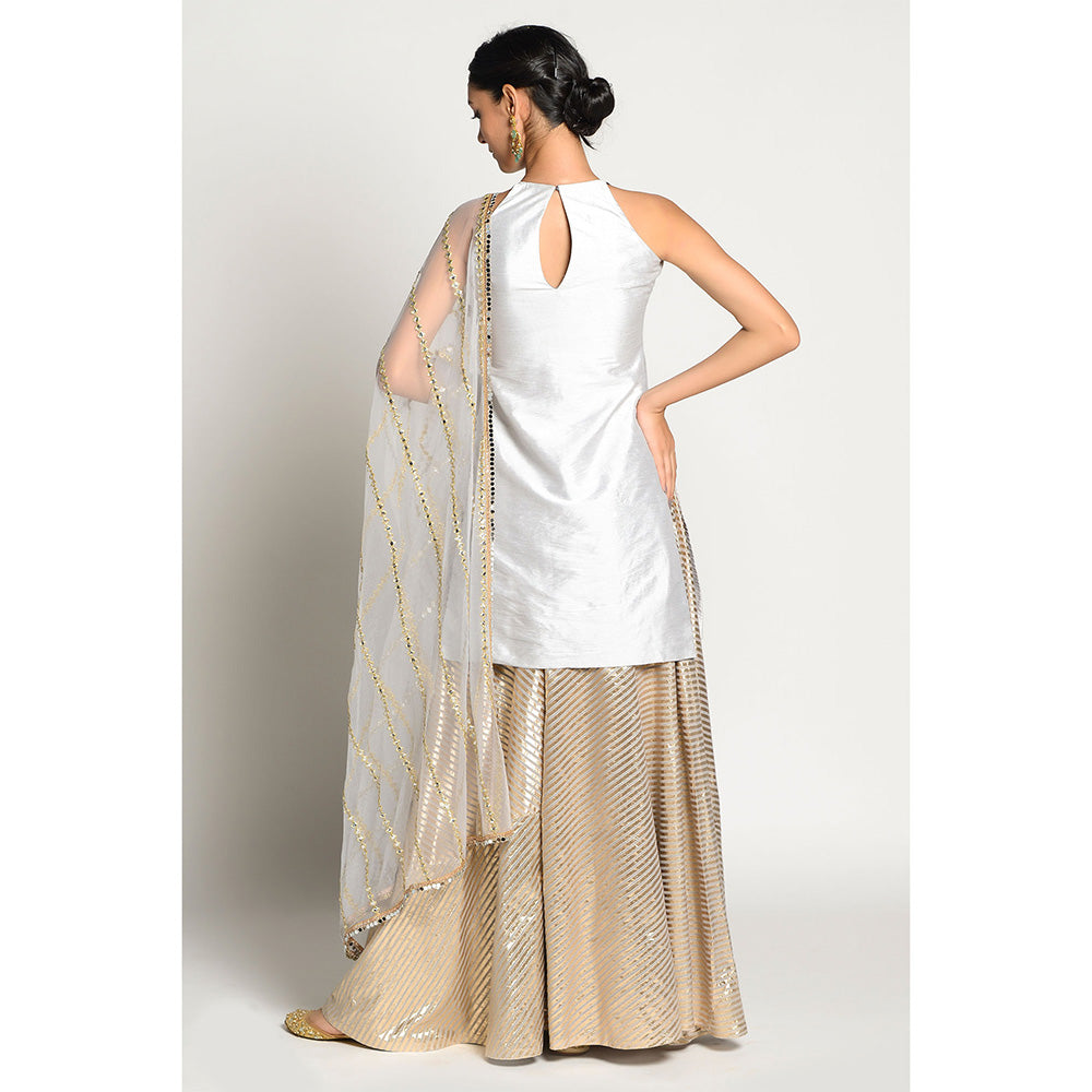 RISHI & VIBHUTI Erica Kurta and Skirt with Dupatta (Set of 3)