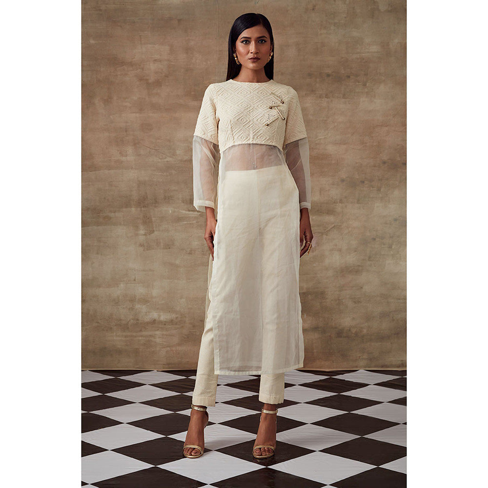 RISHI & VIBHUTI Double Tulip Embossed (Set of 2)