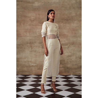 RISHI & VIBHUTI Double Tulip Embossed (Set of 2)