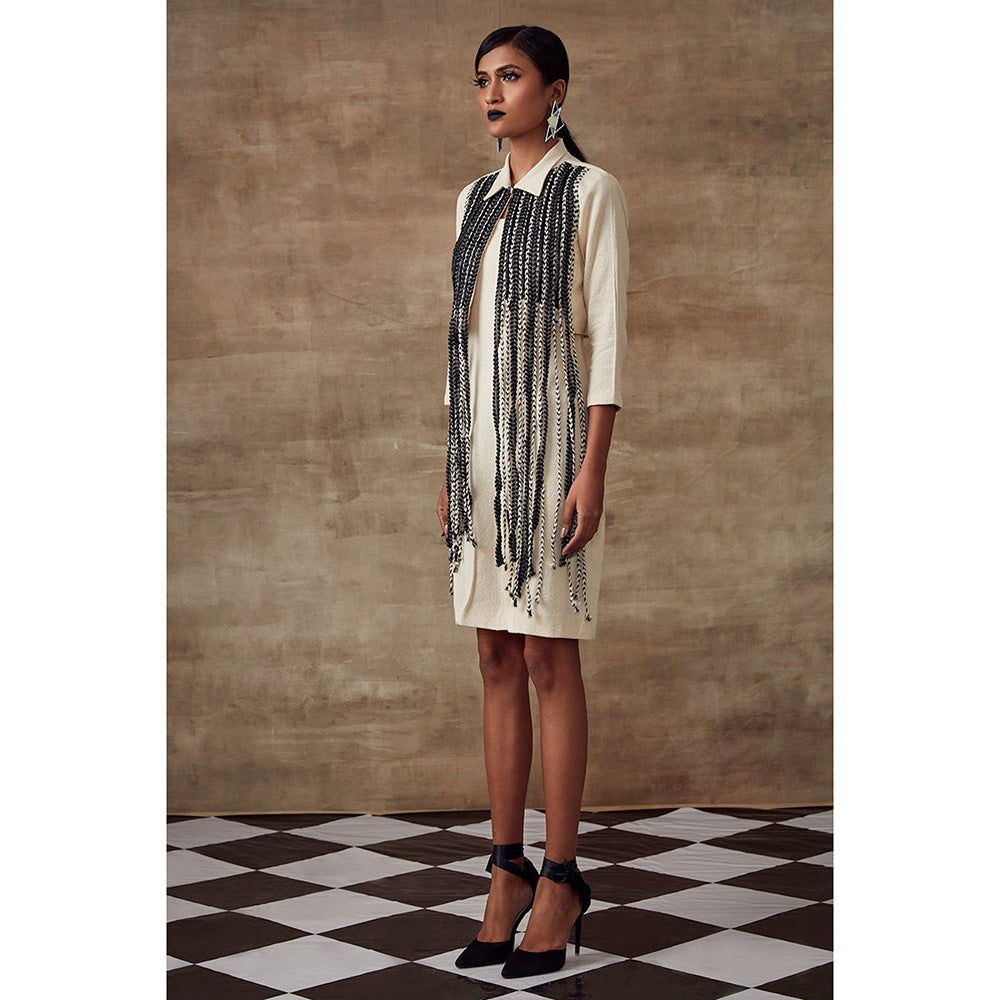 RISHI & VIBHUTI Paradise Tinsels Jacket (Set of 2)