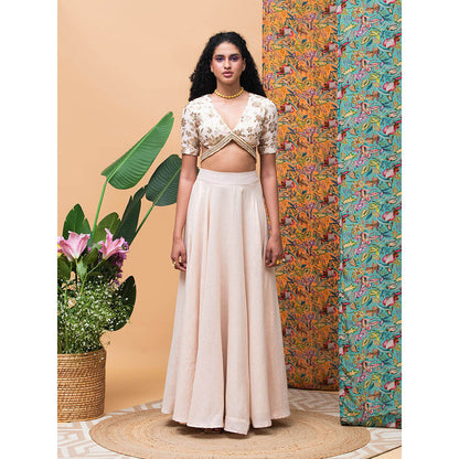 RISHI & VIBHUTI Elizah Ivory (Set of 2)