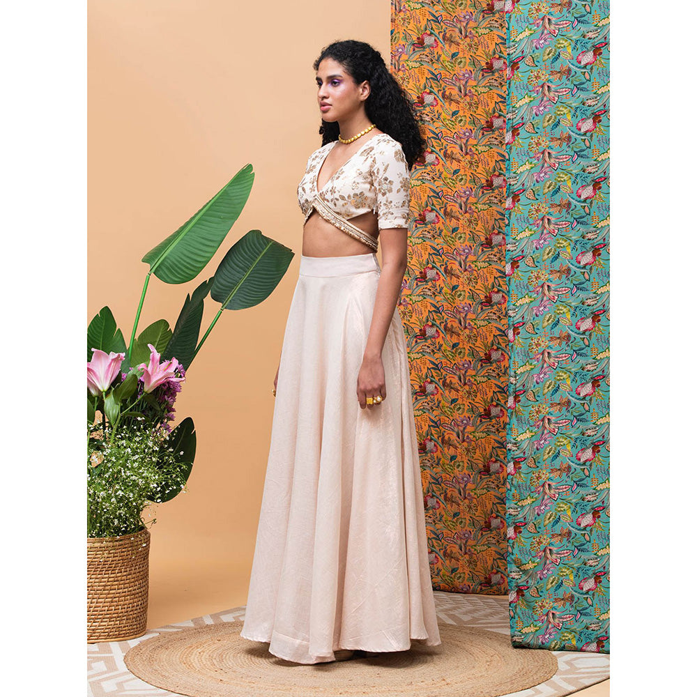 RISHI & VIBHUTI Elizah Ivory (Set of 2)