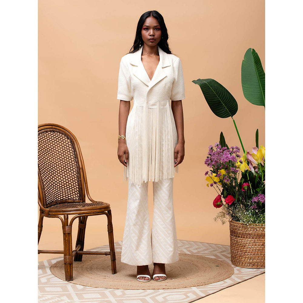 RISHI & VIBHUTI Senorita 2.0 Ivory Jacket (Set of 2)