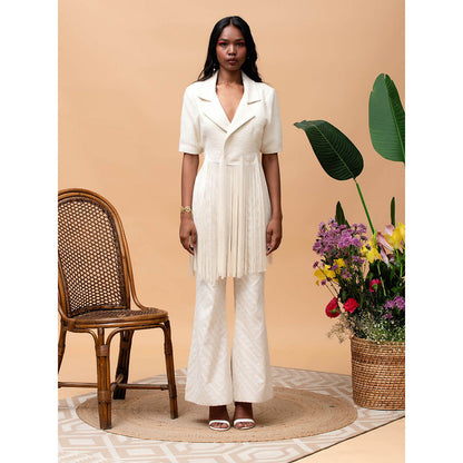 RISHI & VIBHUTI Senorita 2.0 Ivory Jacket (Set of 2)