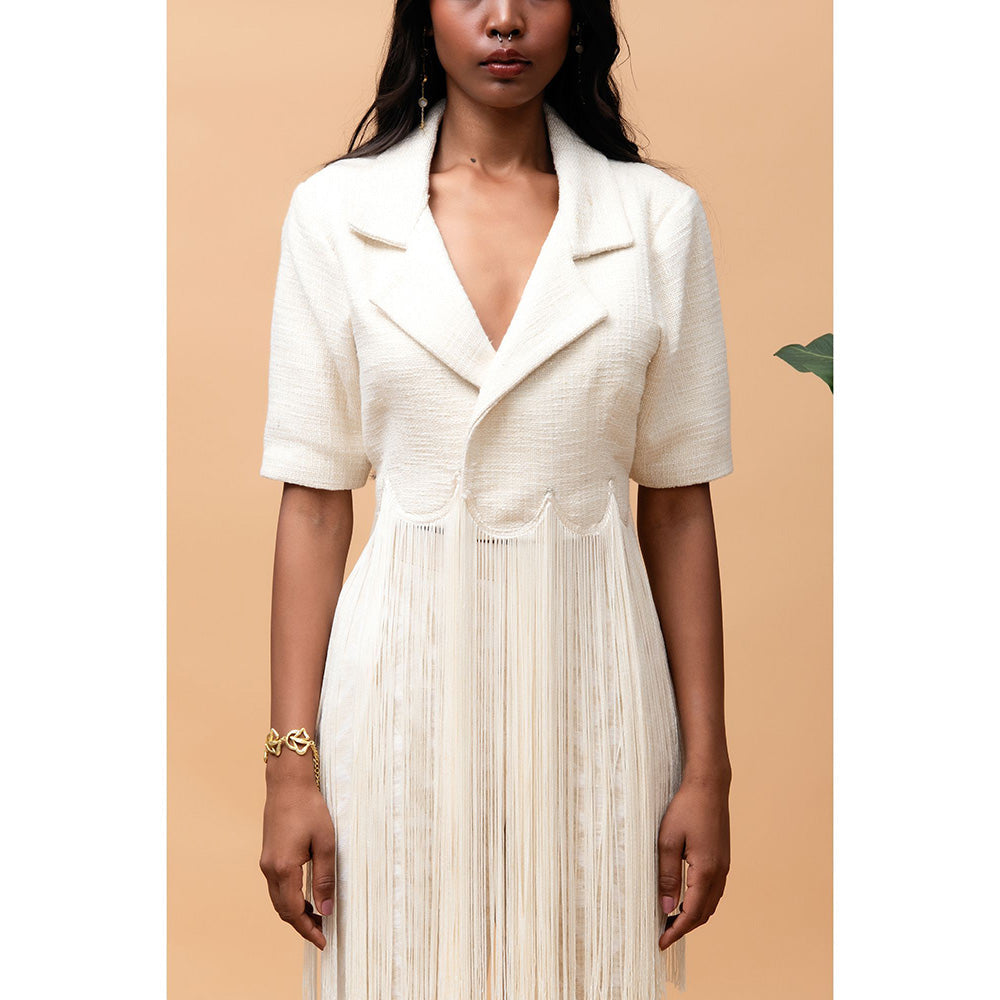 RISHI & VIBHUTI Senorita 2.0 Ivory Jacket (Set of 2)