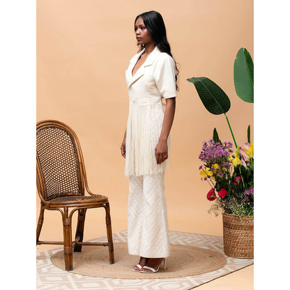 RISHI & VIBHUTI Senorita 2.0 Ivory Jacket (Set of 2)