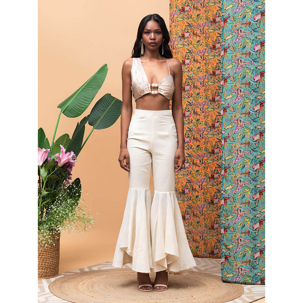 RISHI & VIBHUTI Kylie Ivory & Rose Gold (Set of 2)