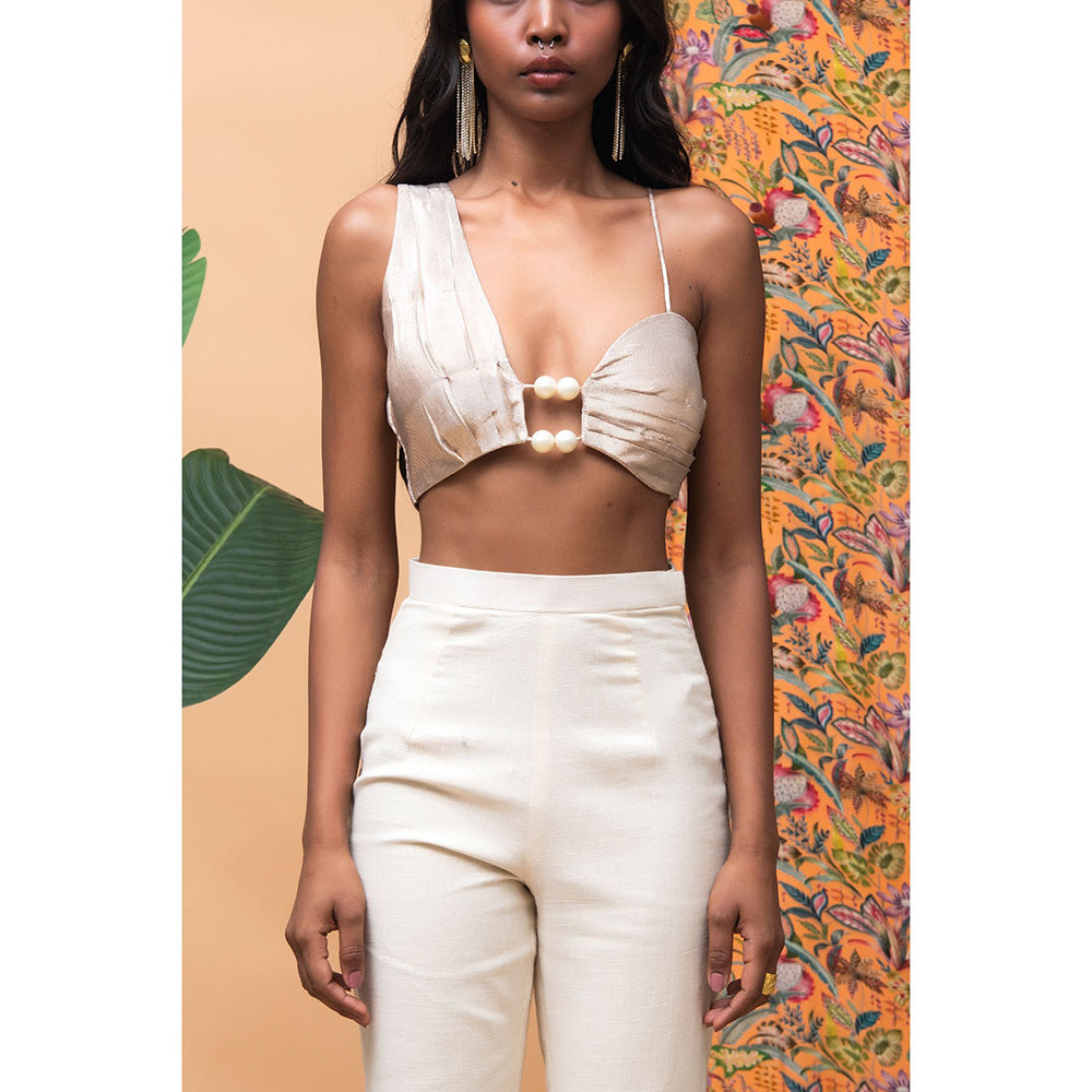 RISHI & VIBHUTI Kylie Ivory & Rose Gold (Set of 2)