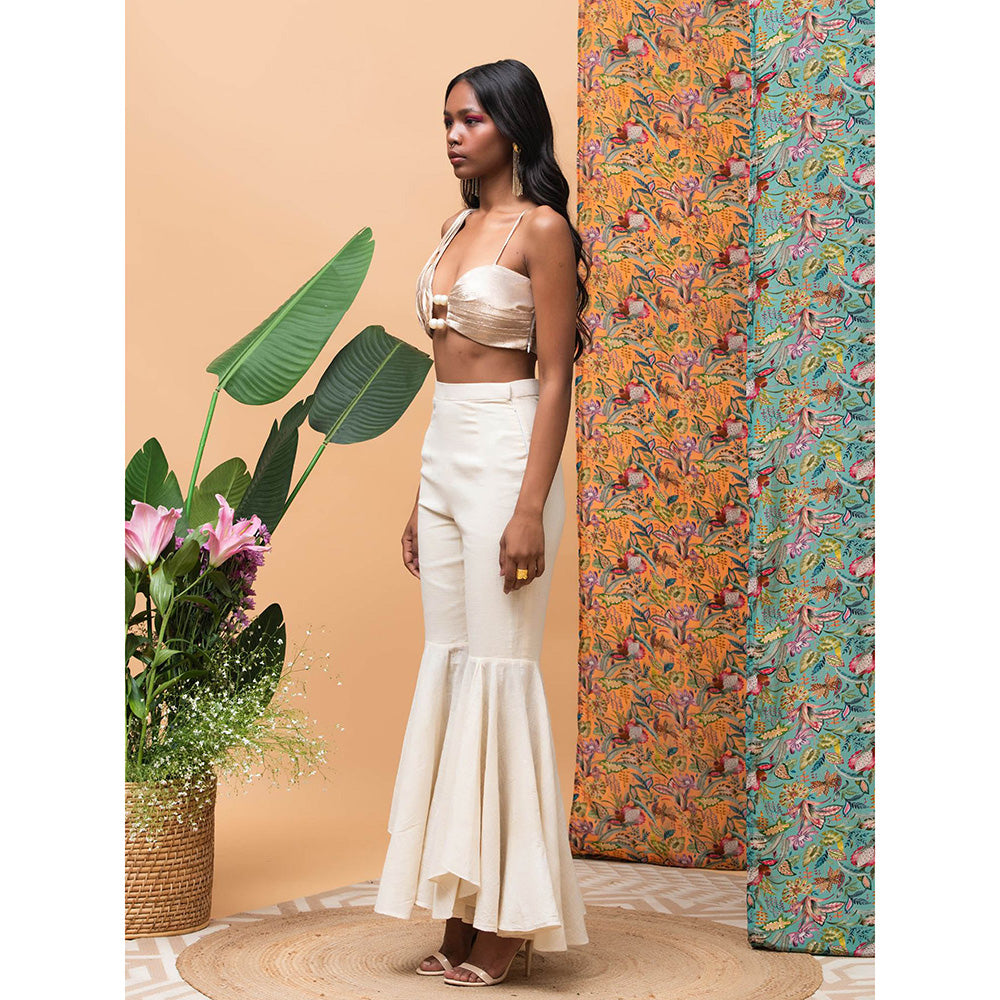 RISHI & VIBHUTI Kylie Ivory & Rose Gold (Set of 2)