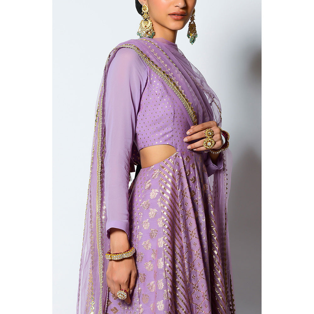 Rishi & Vibhuti Riwaayat Anarkali Kurta with Dupatta (Set of 2)