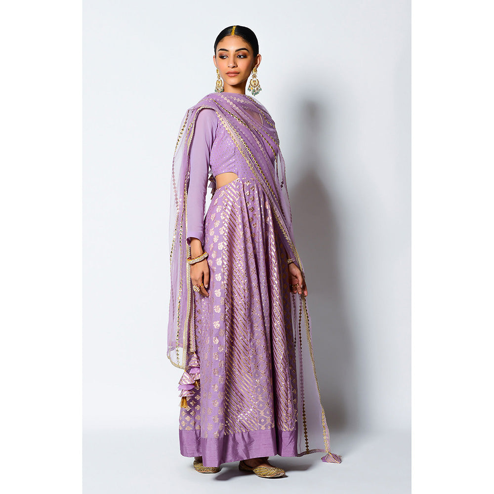 Rishi & Vibhuti Riwaayat Anarkali Kurta with Dupatta (Set of 2)