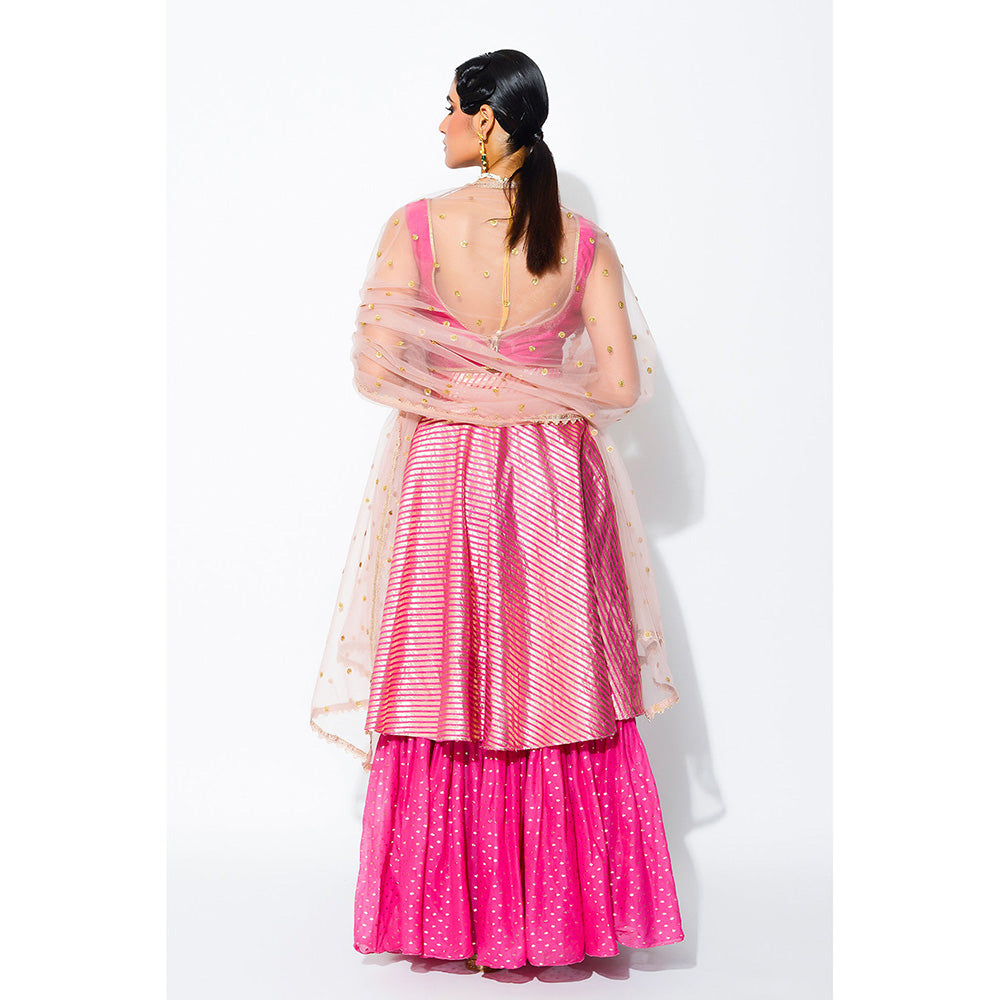 Rishi & Vibhuti Annah Blouse with Skirt & Dupatta (Set of 3)