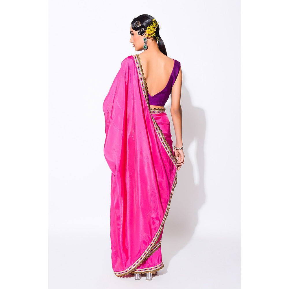 Rishi & Vibhuti Michela Saree with Stitched Blouse